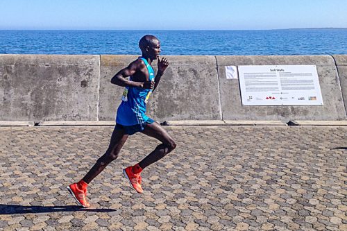 Josphat Kamzee, 3rd place in Cape Town marathon